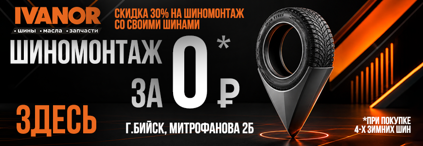 Купили комплект зимних колёс - шиномонтаж за 0 рублей!