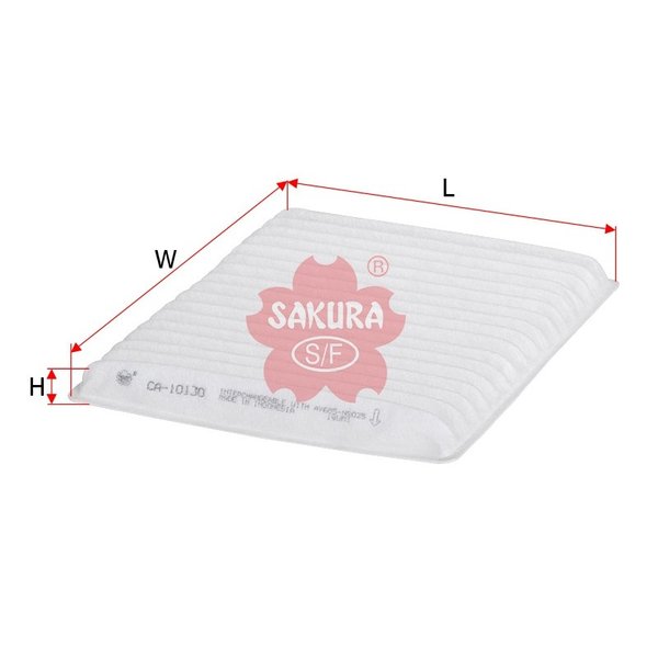 Фильтр салонный Sakura CA-10130 (AC-304E Vic /AY684-NS025 Nissan)