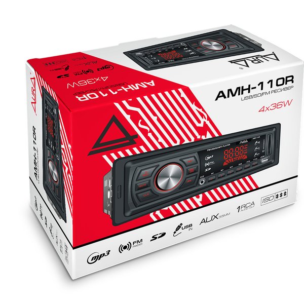 Автомагнитола AURA  AMH 110 R CD-ресивер