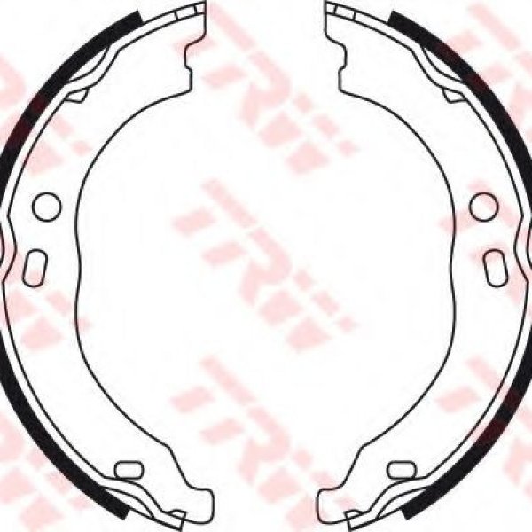 Колодки стояночного тормоза CITROEN JUMPER/FIAT DUCATO/PEUGEOT BOXER TRW GS8744