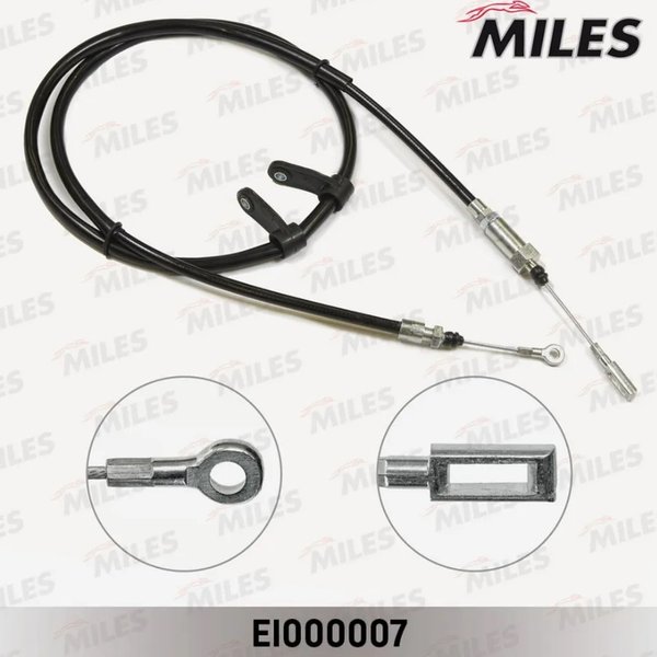 Трос стояночного тормоза PEUGEOT BOXER/CITROEN JUMPER/FIAT DUCATO 06- Miles EI000007