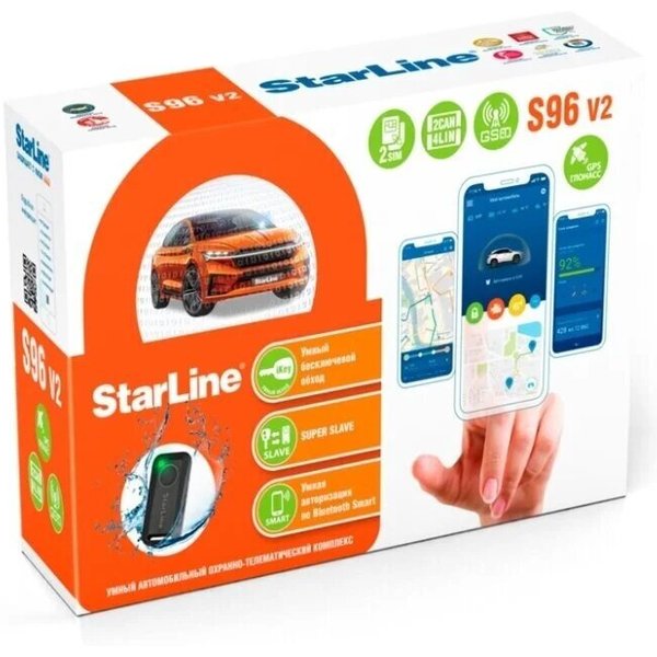 Автосигнализация Starline S96 BT GSM GPS V2