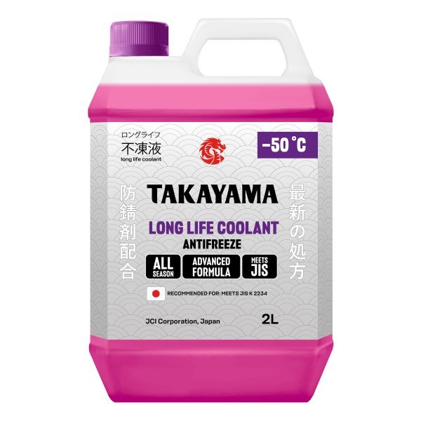 Антифриз Takayama Long Life Coolant Hybrid Розовый 2