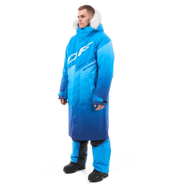 Плащ зимний Race Coat WINTER SUNSET Man Blue L Dragonfly