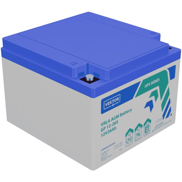 Аккумулятор мото VEKTOR BATTERY AGM 26 А/ч L