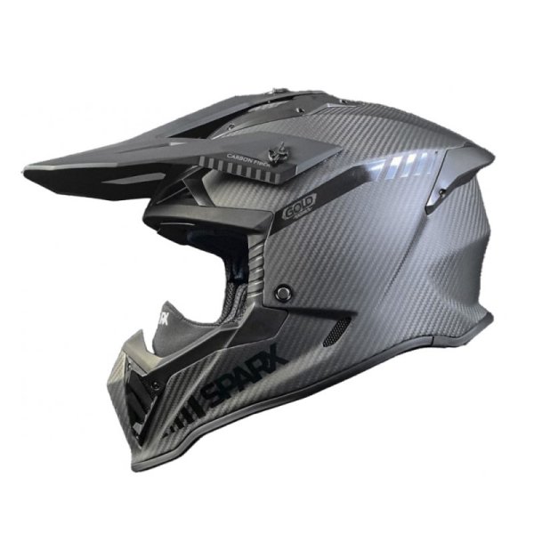 Шлем Sparx Thor Carbon 3K (A806) + Очки SPARX Thor (черный матовый, M)