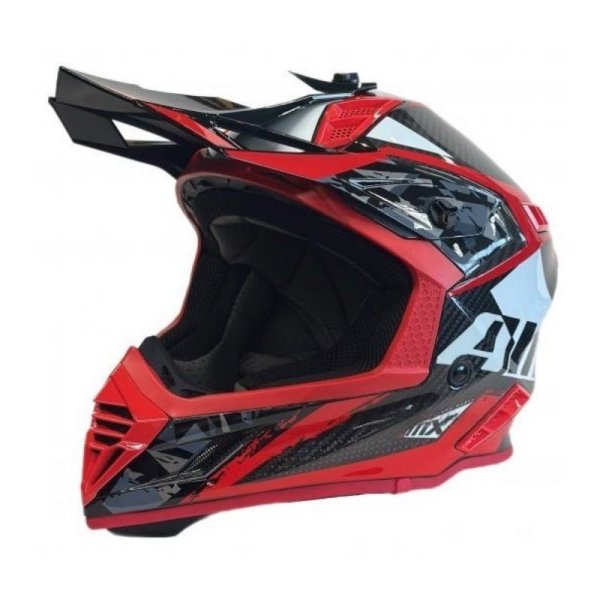 Шлем AiM RH855 Carbon TERRAIN Black/Red, XL