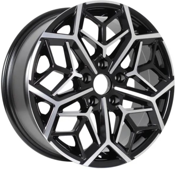 Диск литой 17*7 5*108 Et50 63,4 KD1710 Black Front Painted KDW