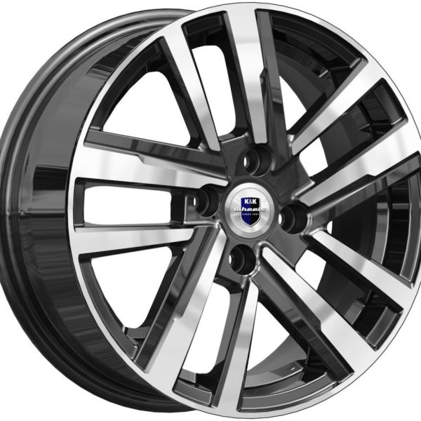 Диск литой 15*6 4*100 Et40 60,1 Хант Алмаз черный КиК