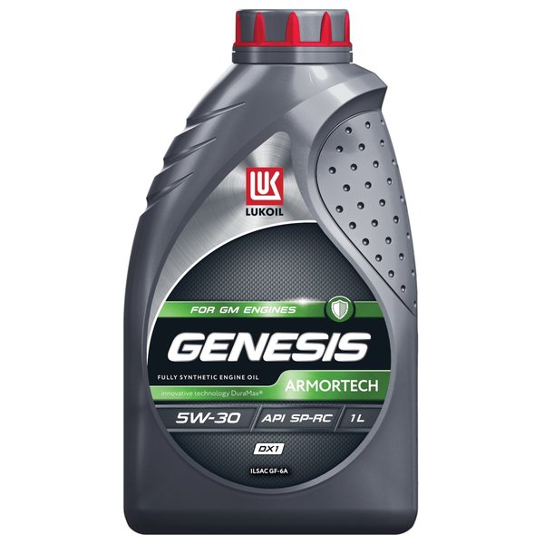 Масло моторное Лукойл Genesis Armortech DX1 5W30 Синтетика SP-RC Россия 1