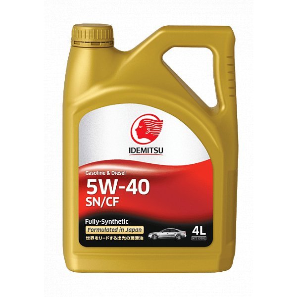 Масло моторное Idemitsu Fully Synthetic 5W40 SN/CF 4