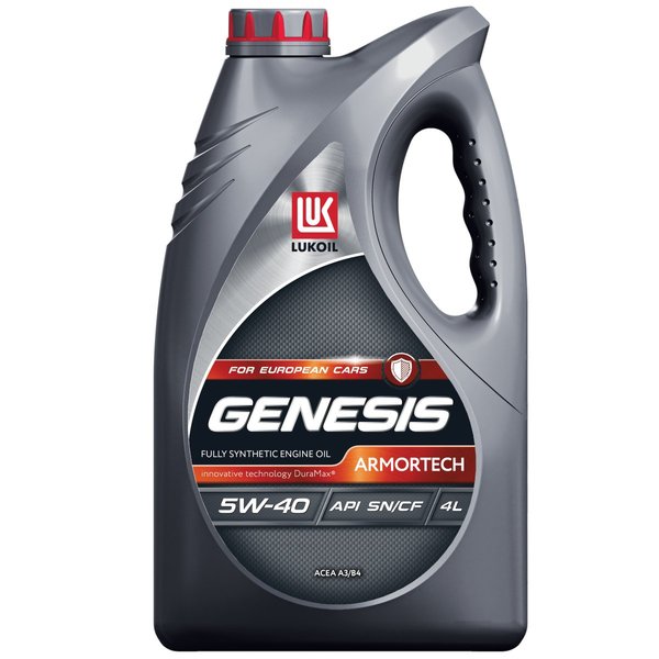 Масло моторное Лукойл Genesis Armortech 5W40 Синтетика SN Россия 4