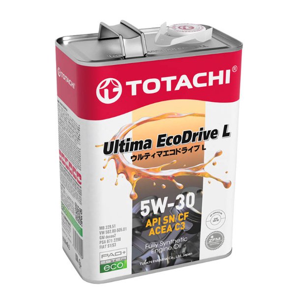 Масло моторное Totachi 5W30 Ultima EcoDrive L SN/CF 4