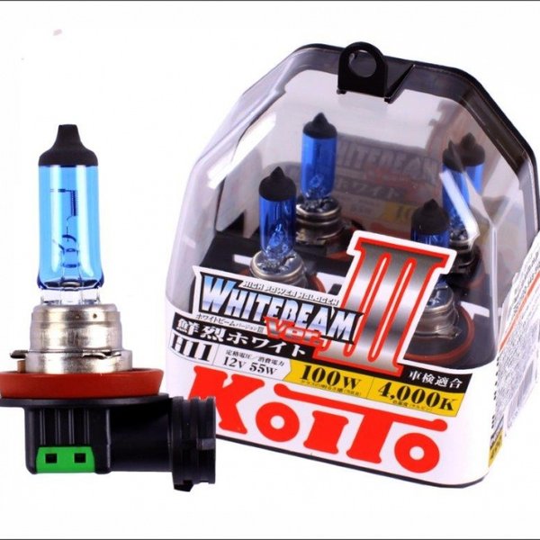 Лампа H11 Koito Whitebeam III P0750W 55W (100W) (64211 Osram) (бокс 2шт.) Япония