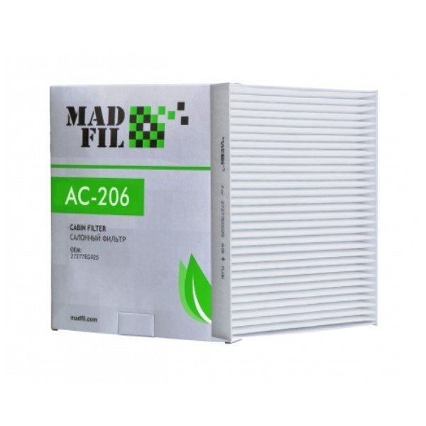 Фильтр салонный Madfil AC-206 (M2 NSN64) 