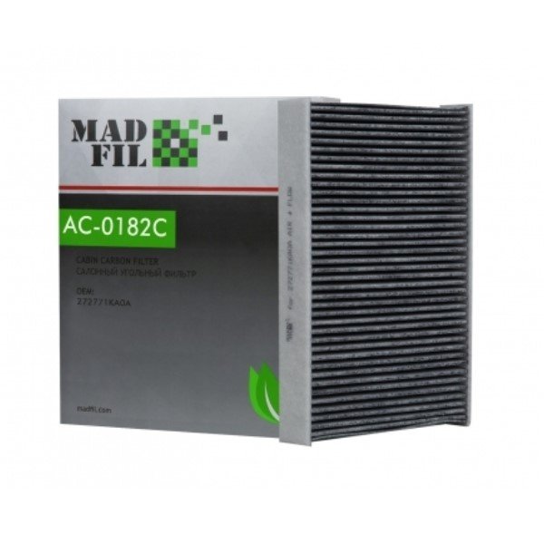 Фильтр салонный Madfil AC-0182C угольный (CUK 1629 Mann/CF 11119 Fram)