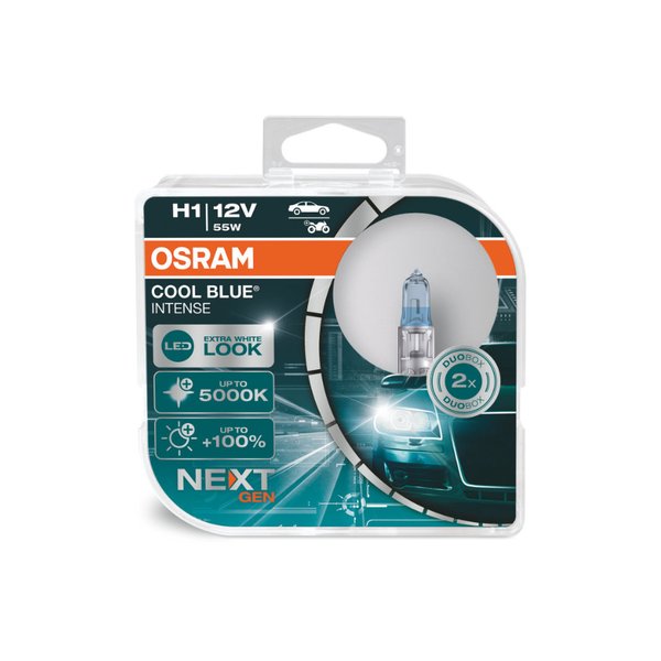 Лампа Osram Н1 (55W) 64150CBN_HCB Intense Германия (бокс 2шт.)