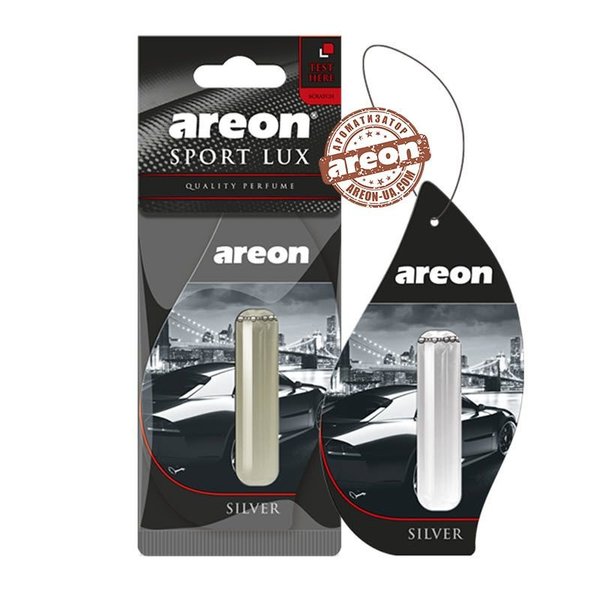 Ароматизатор подвесной гелевый AREON  5мл LUX SILVER