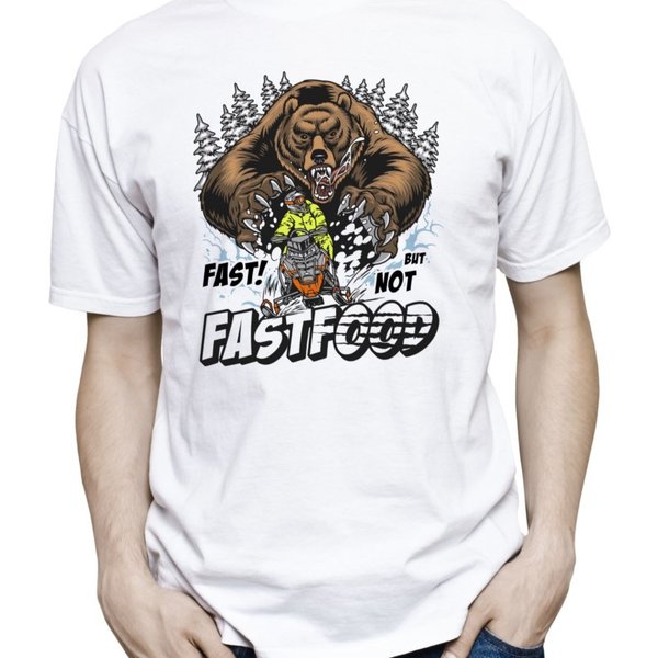 Футболка Top Sports FastFood White, S