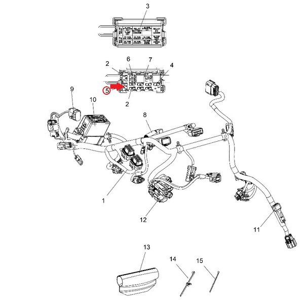 Предохранитель 6 амп Polaris 4011474 Оригинал