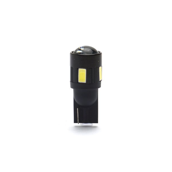 Лампа св/д T10 12V 6 SMD 5630 White Линза Черный корпус