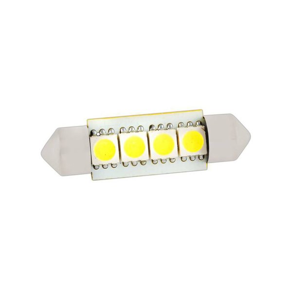 Лампа св/д T11*41 12V 4 SMD White