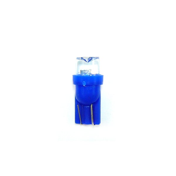 Лампа св/д T10 12V 1 LED Blue конус →