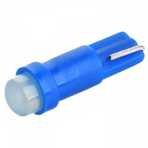 Лампа св/д T5 12V COB диод Blue б/цокольная малая