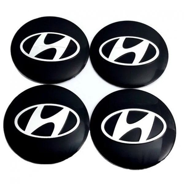 Стикер Hyundai 60мм выпуклый , б/м