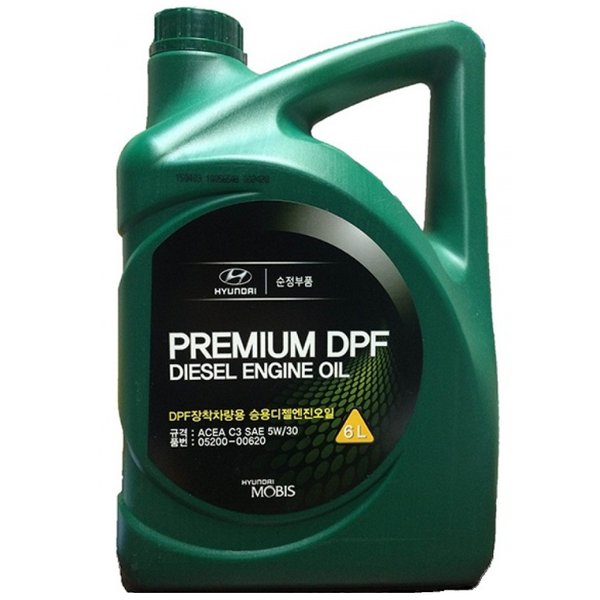 Масло моторное Hyundai Premium DPF Diesel 5w30 6