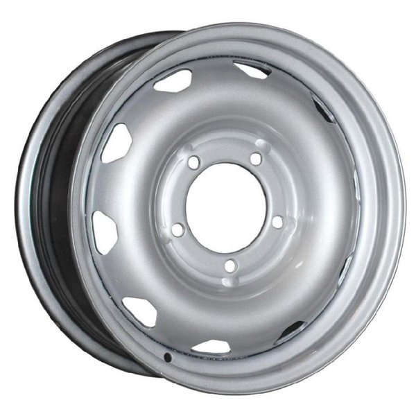 Диск стальной 16*6 5*139,7 ET22 108,6 Trebl LT2883D_P Silver Дефект цвета