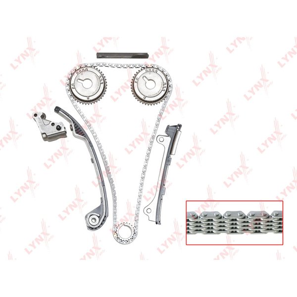 Комплект для замены цепи ГРМ Nissan QG13/15/18DE Lynx TK-0052 (13028-4M51A,N132B)