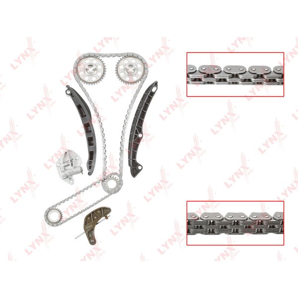 Комплект для замены цепи ГРМ VW 1.2L CGPB CGPA Polo 09/06- Skoda 1.2L CGPB CGPC Lynx TK-0041
